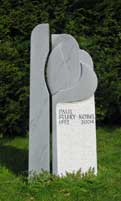 Diptychon auf Friedhof Obergsgen,  Peter Mnger